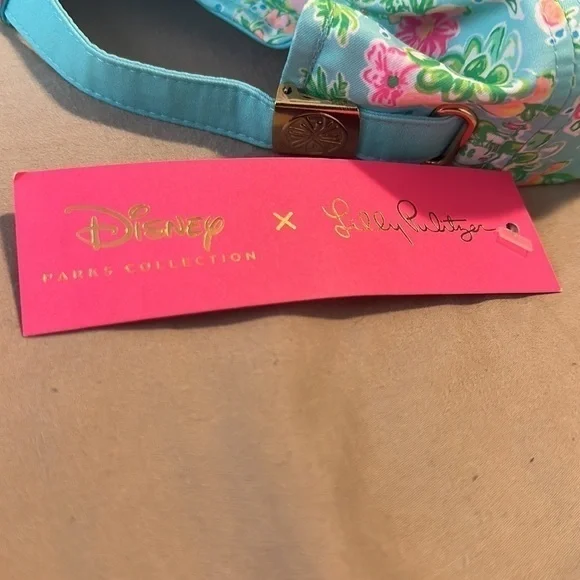 NWT RARE Lilly Pulitzer x Disney Baseball Hat - Picture 7 of 8